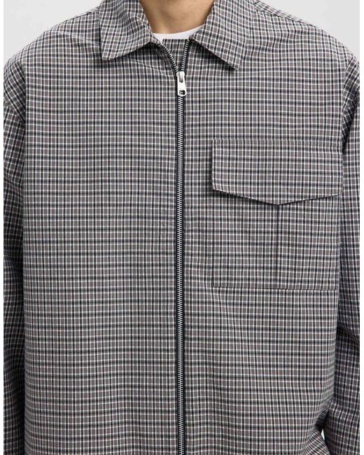 Sobrecamisa-Gris SELECTED de hombre de color Gray