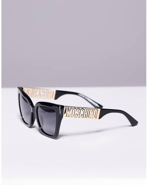 Moschino Black Moschino Square Sunglasses