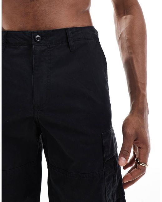 Jack & Jones White Loose Fit Cargo Short for men