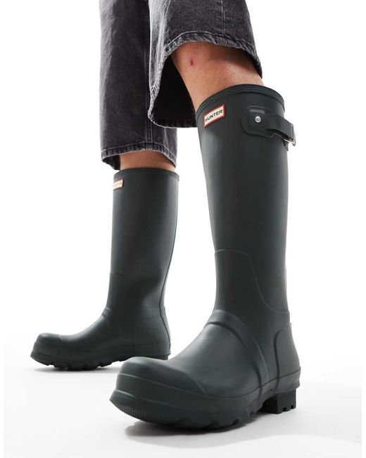 Hunter Blue Original Tall Gumboots for men