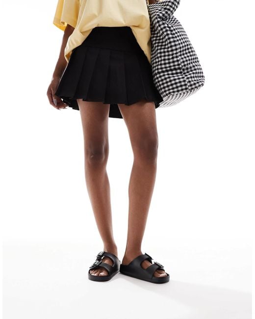 ONLY Black Double Strap Sandal