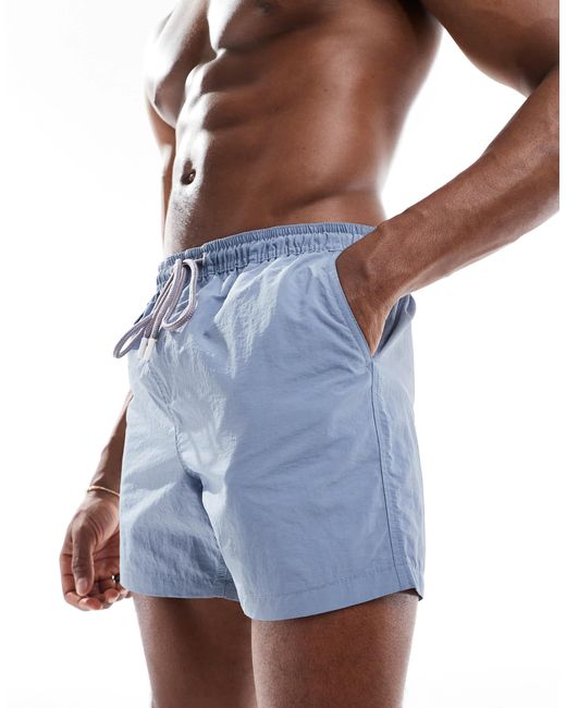 Brave Soul Blue Swim Shorts for men