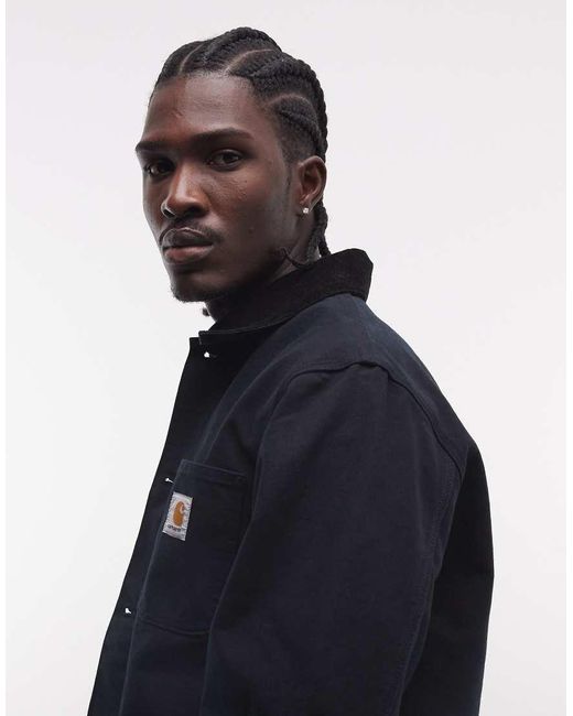 Carhartt Blue Michigan Coat for men