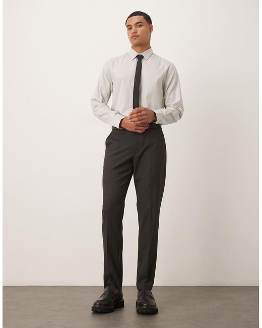 ASOS Gray Slim Suit Pants for men