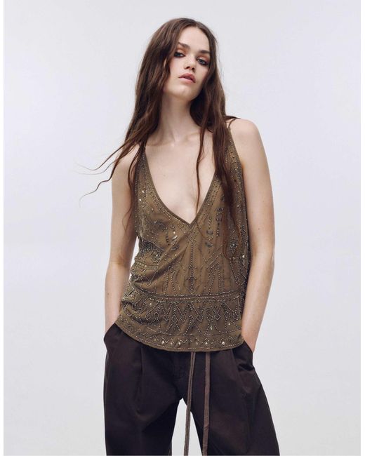 Pull&Bear Brown – oberteil