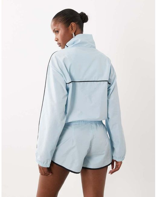 ASOS Blue Weekend Collective Co-ord Nylon Track Jacket