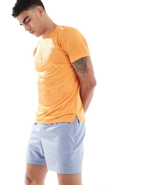 New Balance Blue Essentials 5"" Short for men