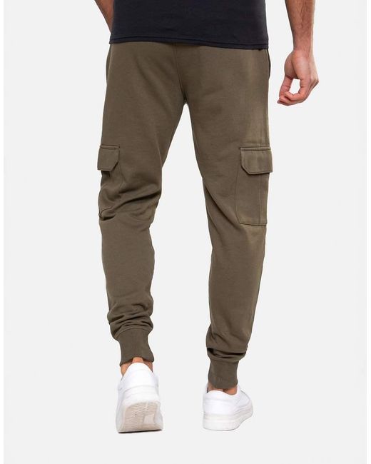 Threadbare Green Cargo Style Joggers for men