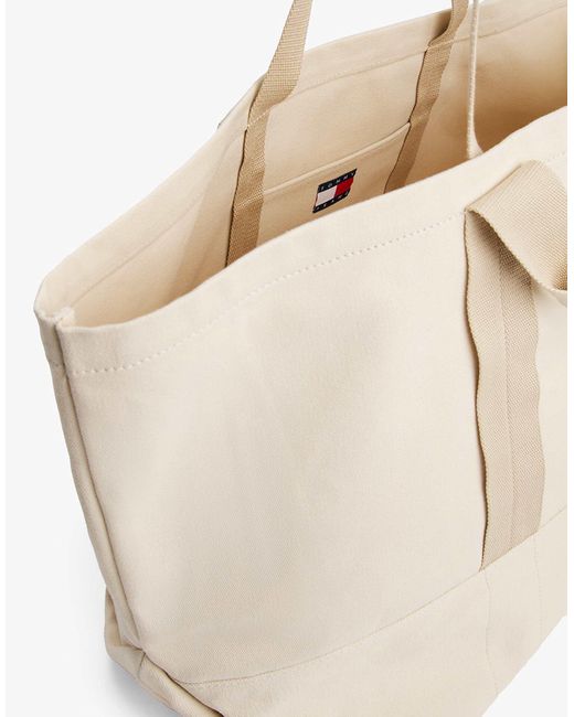 Tommy Hilfiger Natural – leinen-tragetasche