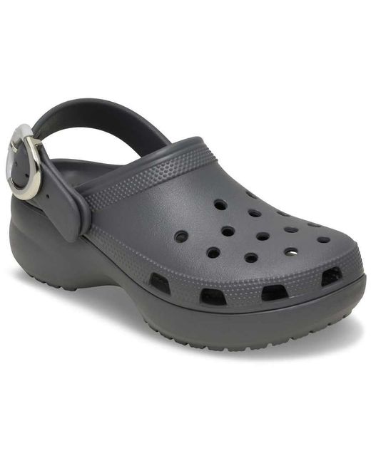 CROCSTM Black Classic Platform Clog