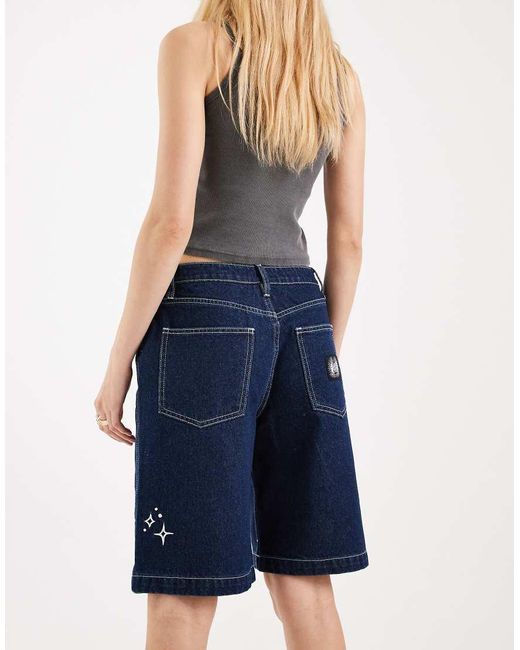 Santa Cruz Blue Split Sun Shorts