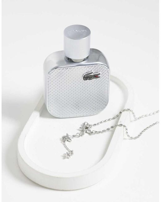 Reclaimed Vintage White Unisex Star Pendent Necklace