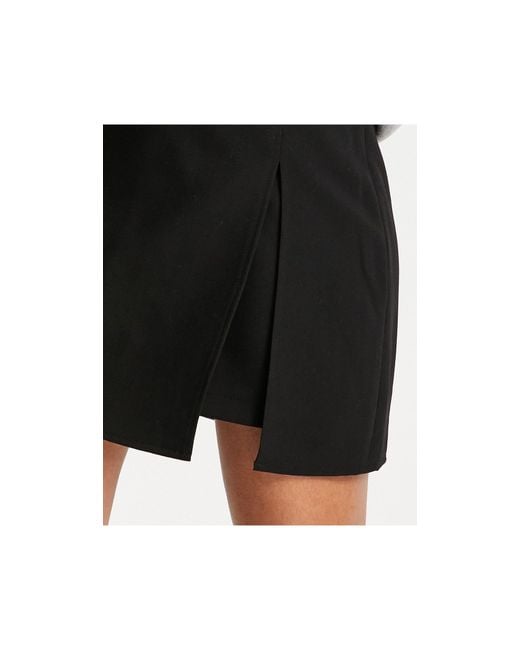 Pimkie Black Side Split Mini Skirt