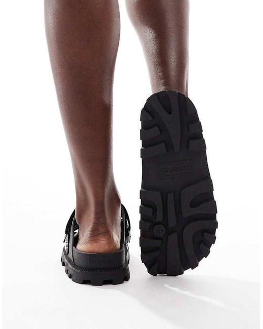 Hunter White Vegan Sandal