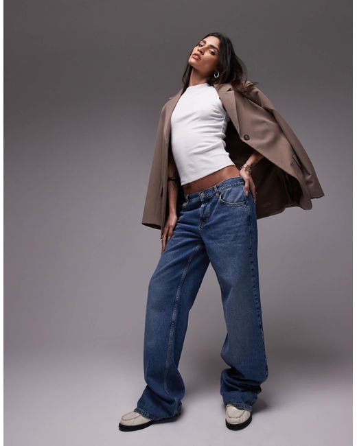 Débardeur ajusté TOPSHOP en coloris Gray