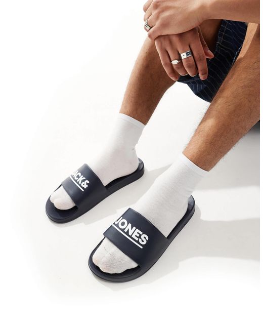 Jack & Jones – pool-slider in White für Herren