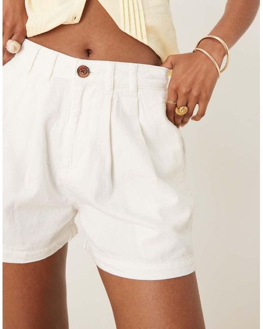 Nobody's Child Natural Ava Tailored Shorts