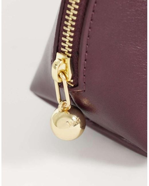 Mango Purple Rounded Cosmetic Bag