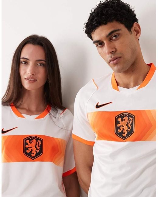 Nike Football Black Nike Netherlands World Cup 26 Away Jersey for men