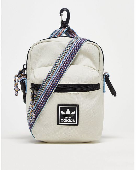 adidas Originals Utility Festival 2.5 Recyled Crossbody Bag in White for  Men | Lyst