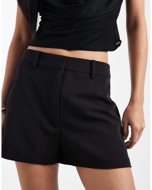 ASOS Black Tailored Micro Short