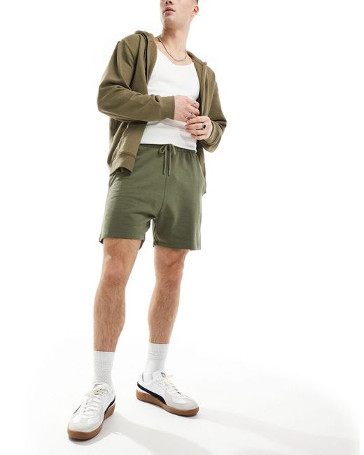 ASOS Green Slim Fit Shorts for men