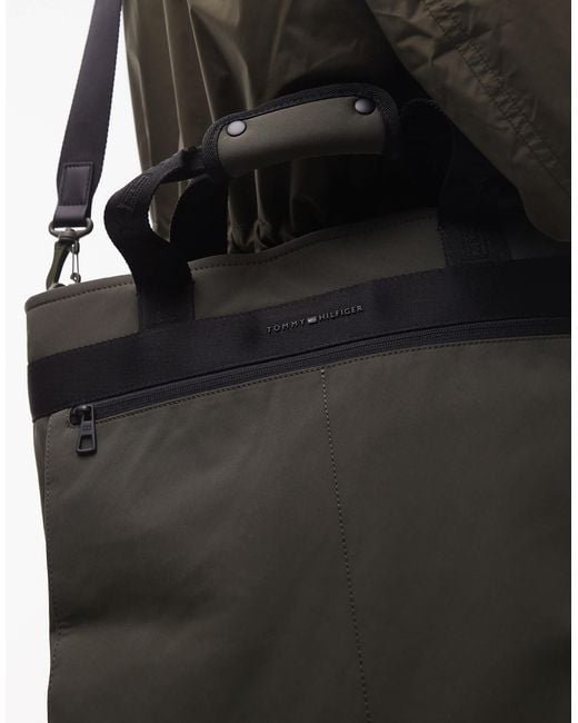 Tommy Hilfiger Green Commuter Tote for men