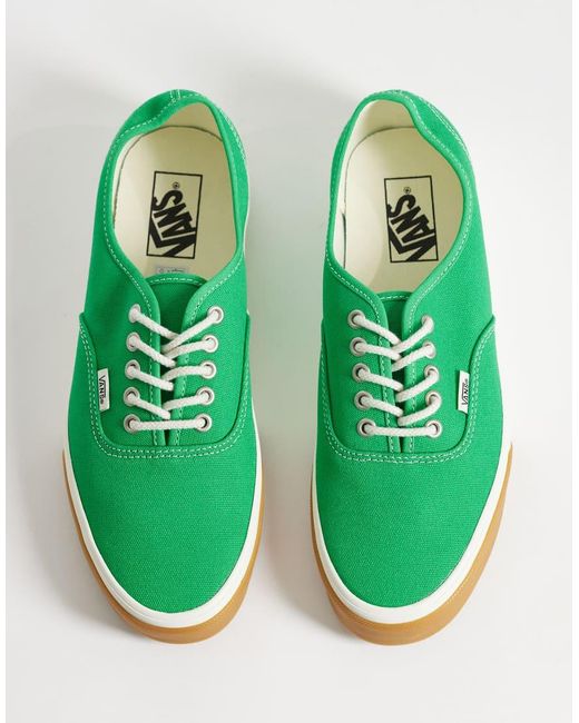 Vans Green Authentic Trainers for men