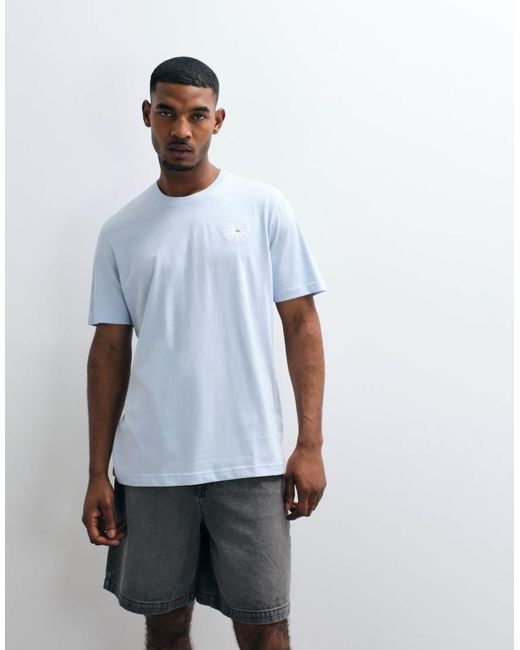 Adidas Originals White T-shirt With Sun Back Print