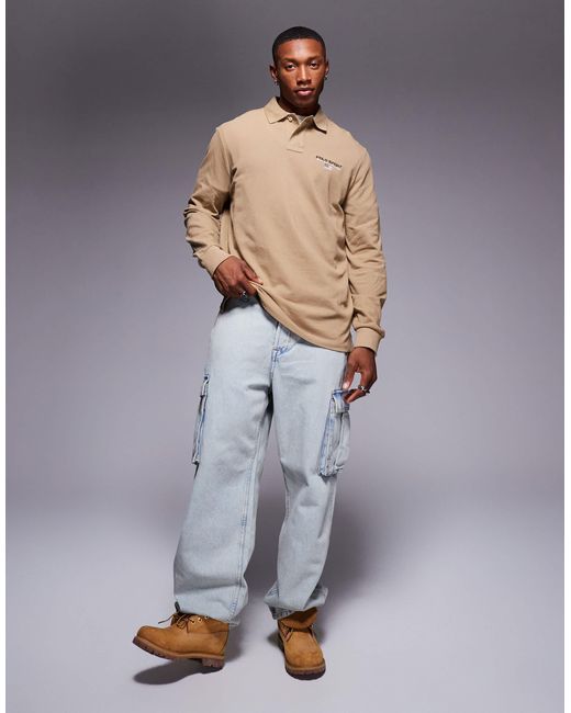 Sport capsule - polaire à logo et manches longues - fauve Polo Ralph Lauren pour homme en coloris Natural
