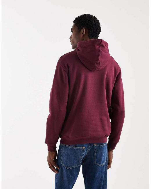 Gap Purple Heritage Chest Logo Hoodie for men