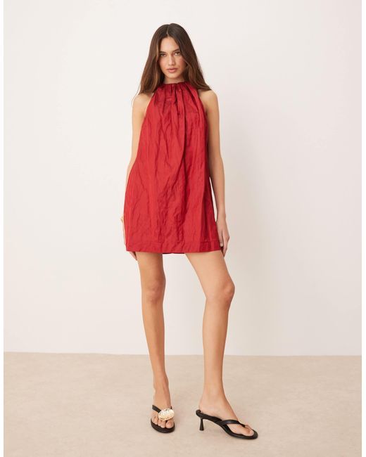 Mango Red – capsule – ramie-minikleid