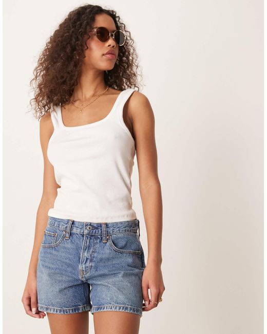 Abercrombie & Fitch Blue – baggy-shorts