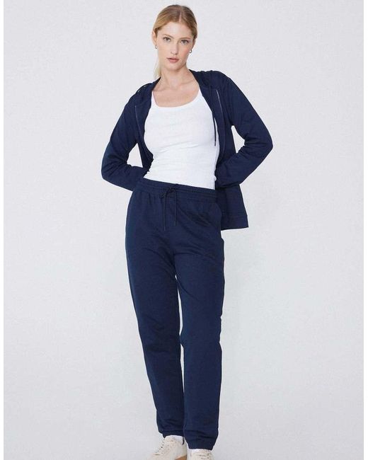 Tezenis Blue Joggers With Welt Pocket And Drawstring