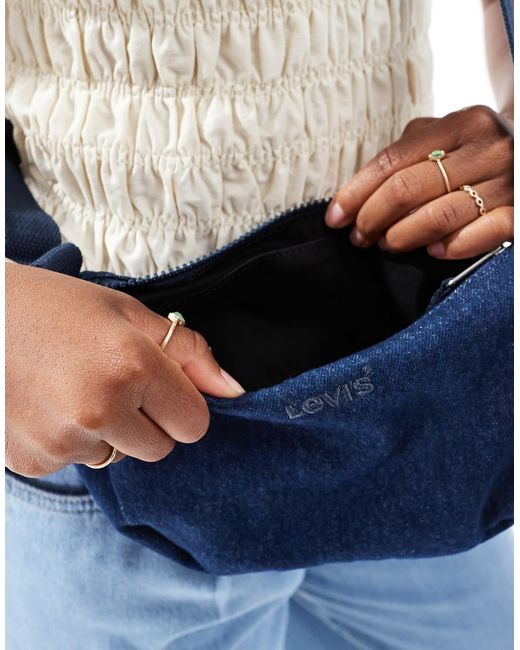 Levi's Blue – jeans-umhängetasche