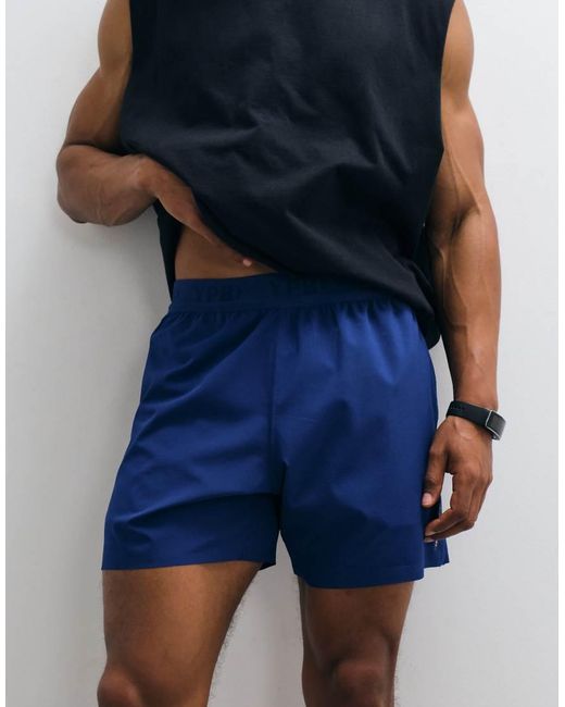 Abercrombie & Fitch Blue Ypb Lightweight Workout Shorts for men