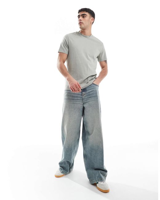 ASOS – basic-t-shirt in White für Herren