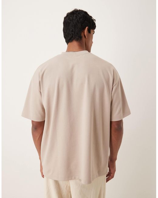 ASOS Natural Breathemaxtm Heavyweight Oversized T-shirt for men