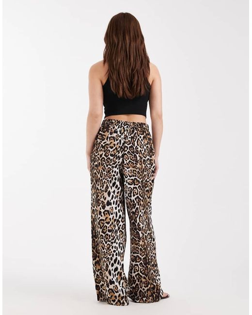 Vero Moda Black High Waist Wide Leg Trouser