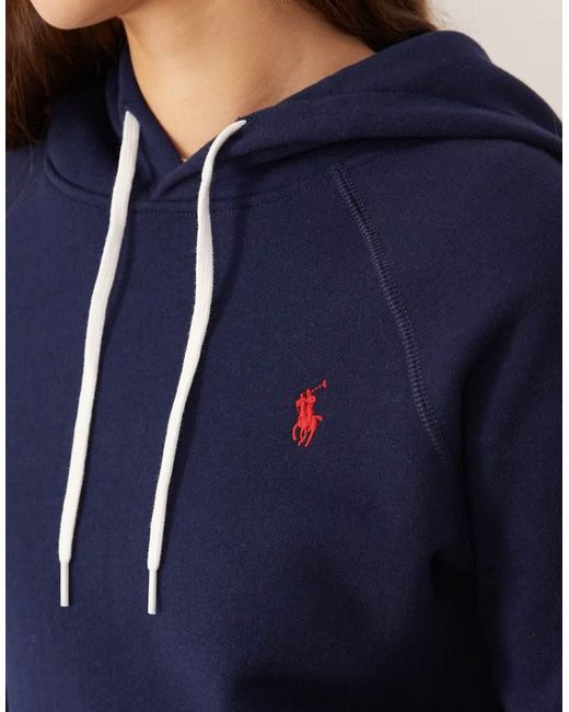 Polo Ralph Lauren Blue Icon Logo Hoodie