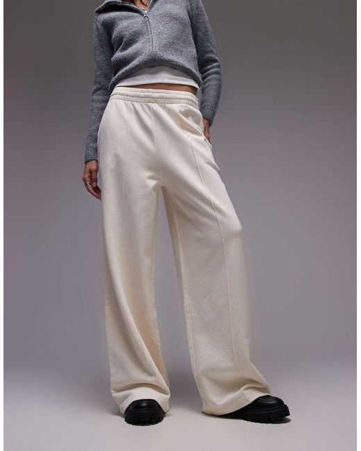 Lacoste Gray Wide Leg Sweat Pants