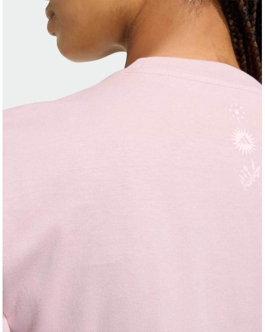 Adidas Originals Purple Animal Graphic T-shirt
