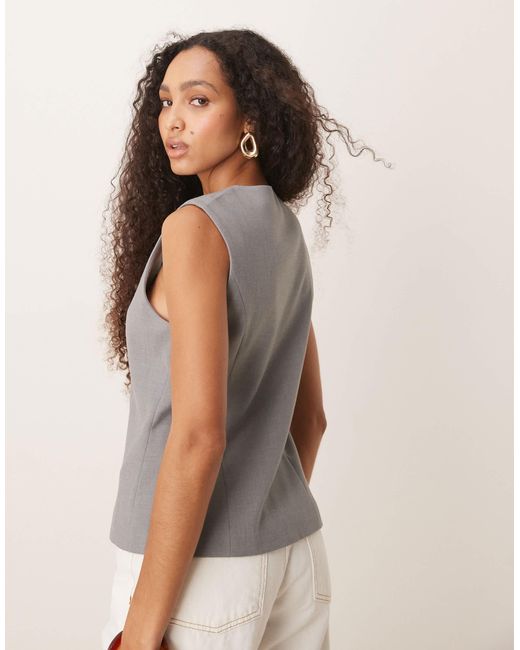 Abercrombie & Fitch Gray – weste