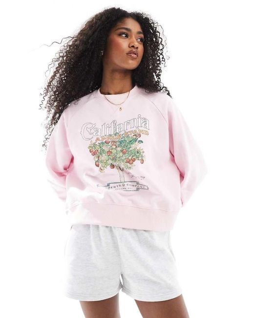 Cotton On White Cotton On Farmer Market Graphic Crew Neck Sweater