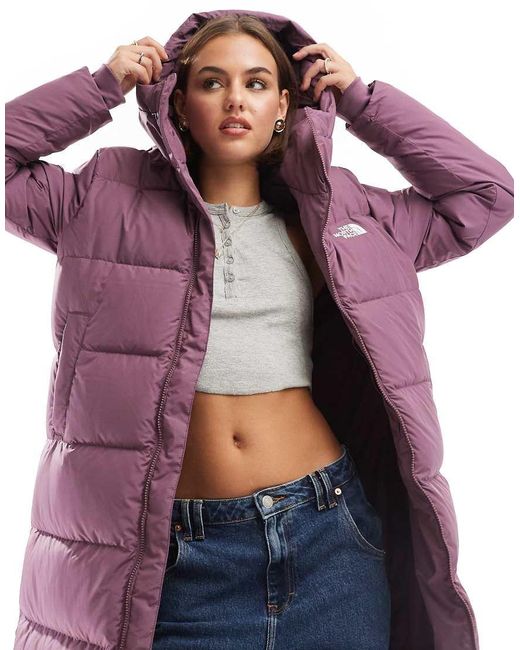The North Face Purple Triple C Parka Jacket