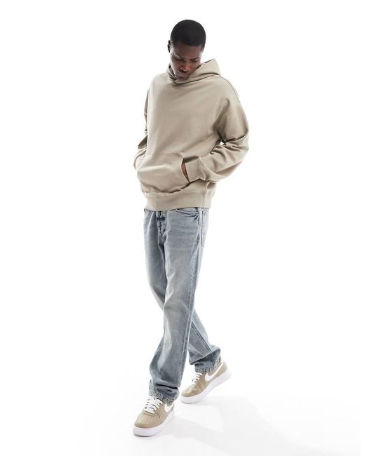 New Look Natural Oversized Hoodie for men