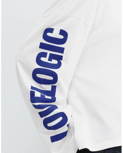 Pull&Bear White Love Graphic T-shirt