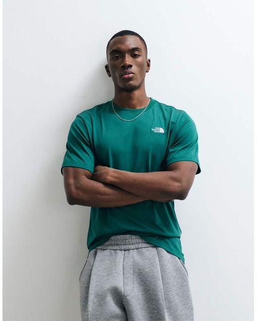 The North Face Green M Evolution Simple Dome Regular Short Sl for men