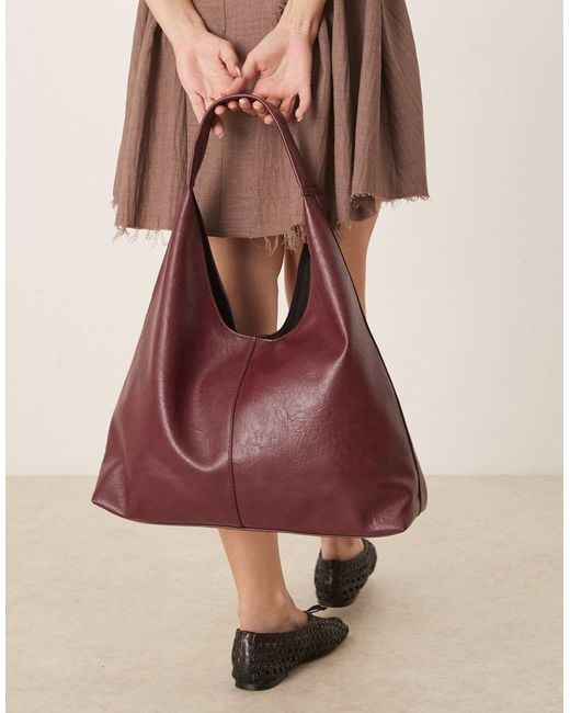 ASOS Brown Large Scoop Tote Bag