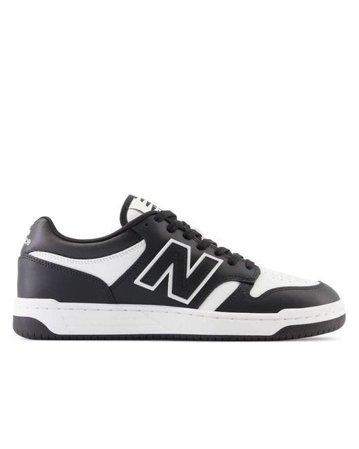 Sneakers classiche bianche/nera di New Balance in Black da Uomo